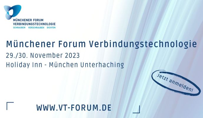 KLINGER Kempchen auf dem 10. Münchener Forum Verbindungstechnologie 29. bis 30. November 2023 Holiday Inn, München-Unterhaching