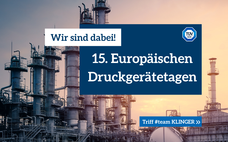 KLINGER Kempchen auf den 15. Europäischen Druckgerätetagen NEWS