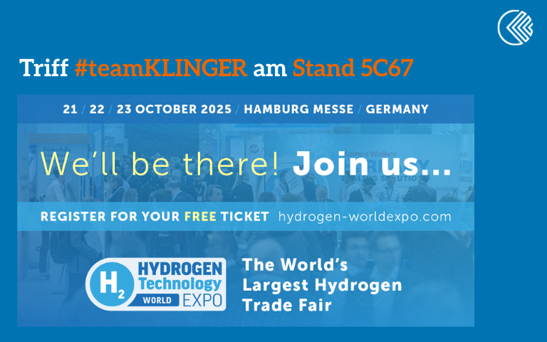 Triff #teamKLINGER auf der Hydrogen Technology Expo Europe 2025 in Hamburg. Wir freuen uns auf zahlreiches Erscheinen!